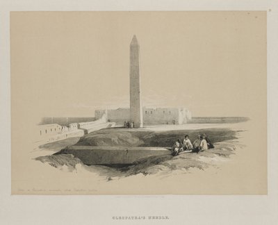 Égypte et Nubie, Volume I : Obélisque à Alexandrie, communément appelé l