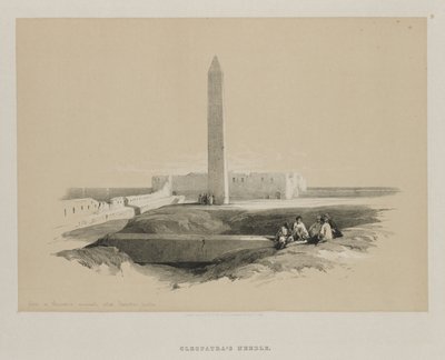 Égypte et Nubie, Volume I : Obélisque à Alexandrie, communément appelé l