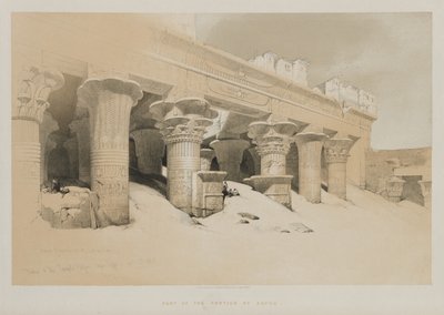 Portique du temple d