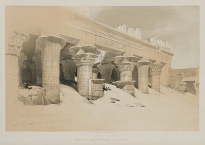 Égypte et Nubie Volume I : Portique du temple d