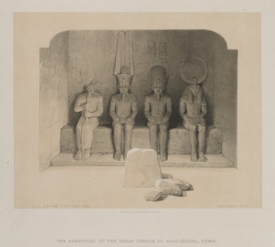 Égypte et Nubie, Volume I : Sanctuaire du temple d