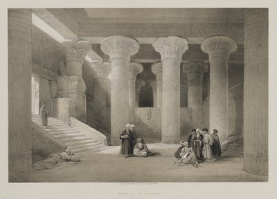 Égypte et Nubie, Volume I : Temple à Esneh - Louis Haghe