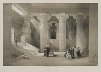 Égypte et Nubie, Volume I : Temple à Esneh, 1846 - Louis Haghe