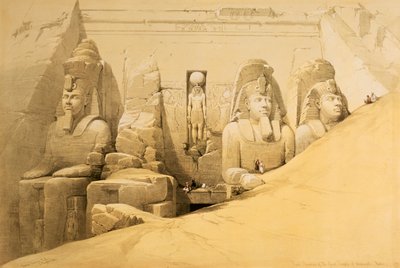 Élévation frontale du Grand Temple d