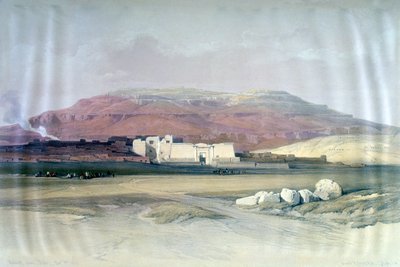 Medinet Abou, Thèbes, 8 décembre 1832, Égypte, XIXe siècle - Louis Haghe