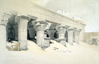 Portique du temple de grès d