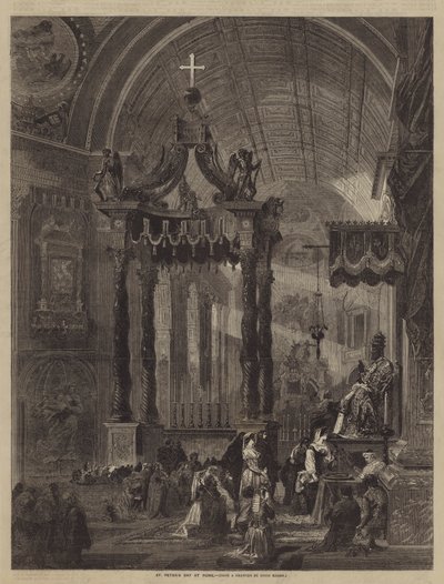 Le jour de Saint-Pierre à Rome - Louis Haghe
