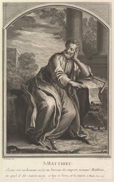 Saint Matthieu, 1726 - Louis Jacob