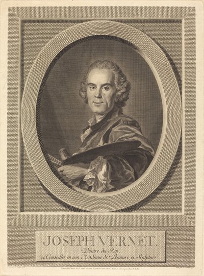 Joseph Vernet - Louis Jacques Cathelin after Louis Michel Van Loo