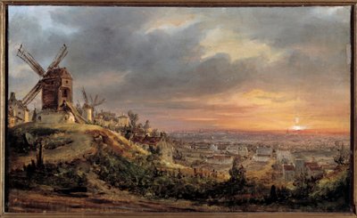 Paris vu de Montmartre - Louis Jacques Mande Daguerre