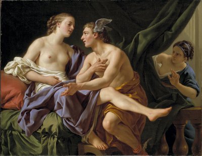 Mercure, Herse et Aglaure par Louis-Jean-François Lagrenée - Louis Jean François Lagrenée