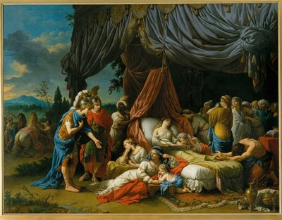 La mort de la femme de Darius - Louis Jean Francois I Lagrenee