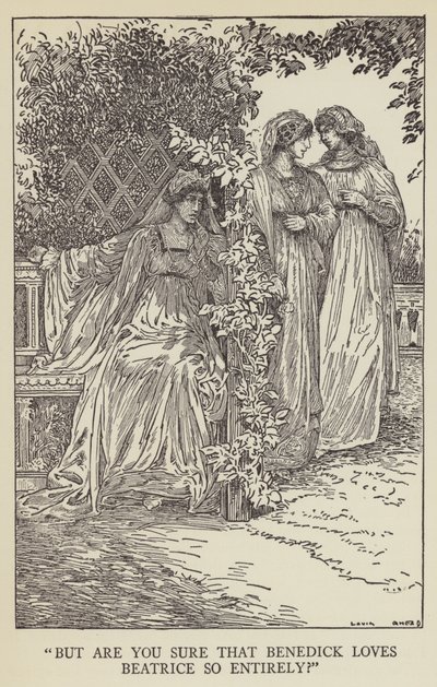 Mais êtes-vous sûr que Benedick aime Béatrice si entièrement? - Louis John Rhead