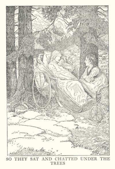 Illustration pour Heidi par Johanna Spyri - Louis John Rhead