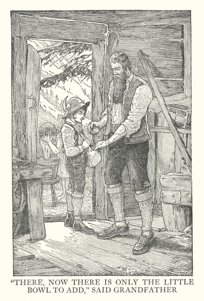 Illustration pour Heidi par Johanna Spyri - Louis John Rhead