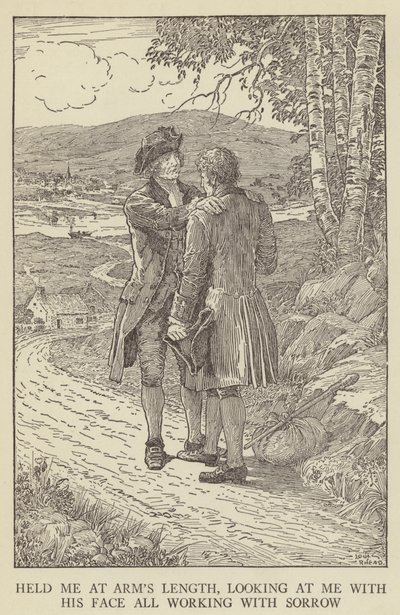 Illustration pour Kidnapped de Robert Louis Stevenson - Louis John Rhead