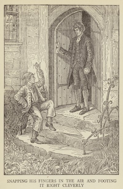 Illustration pour Kidnapped de Robert Louis Stevenson - Louis John Rhead