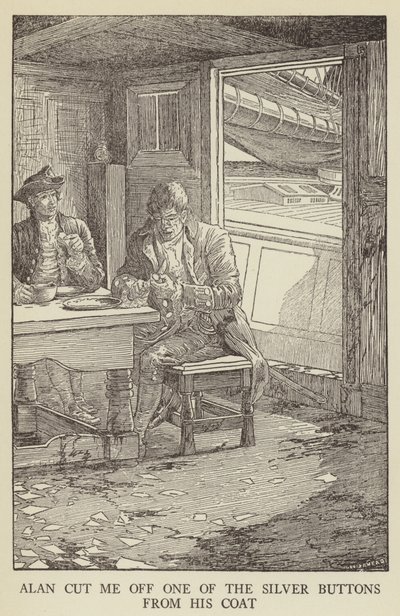 Illustration pour Kidnapped de Robert Louis Stevenson - Louis John Rhead