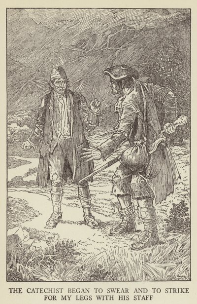Illustration pour Kidnapped de Robert Louis Stevenson - Louis John Rhead