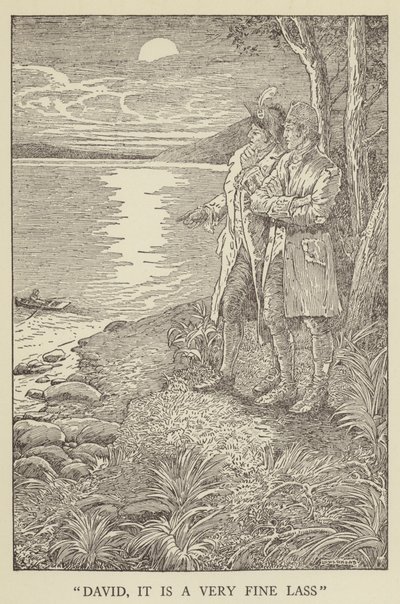 Illustration pour Kidnapped de Robert Louis Stevenson - Louis John Rhead