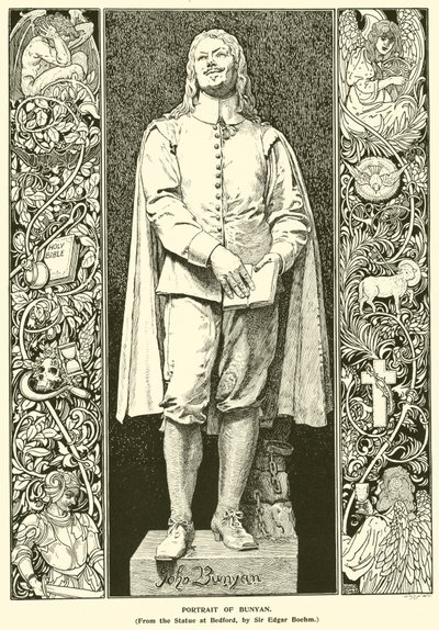 Portrait de Bunyan (gravure) - Louis John Rhead