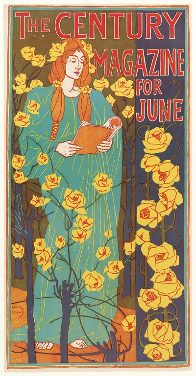 The Century Magazine pour juin, pub. 1896 - Louis John Rhead