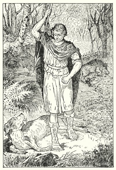 Le vieux chien - Louis John Rhead