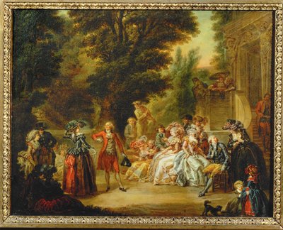 Menuet sous le chêne - Louis Joseph (1731-98) Watteau