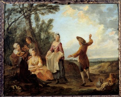 Danse rustique - Louis Joseph  Watteau