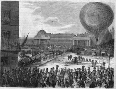 Ascension du ballon « Le Géant » à Bruxelles le 26 septembre - Louis Joseph Ghemar