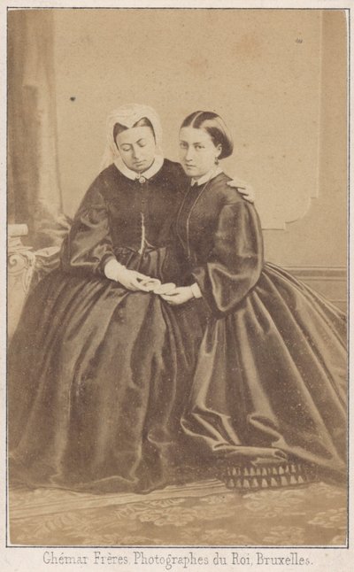 La reine Victoria et sa fille - Louis Joseph Ghemar
