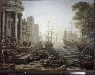 Port de mer avec l
