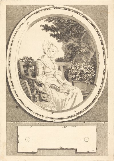 Jusques dans la moindre chose - Louis Joseph Masquelier after Pierre Antoine Baudouin