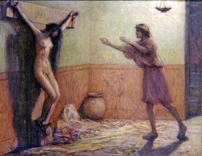 Femme crucifiée - Louis Joseph Raphael Collin