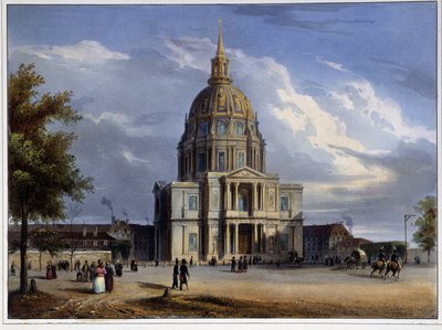 Dôme des Invalides dans « Paris en 1837 » par Arnout - Louis Jules Arnout