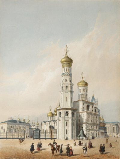 Le clocher Ivan le Grand, premier quart du 19ème siècle - Louis Jules Arnout