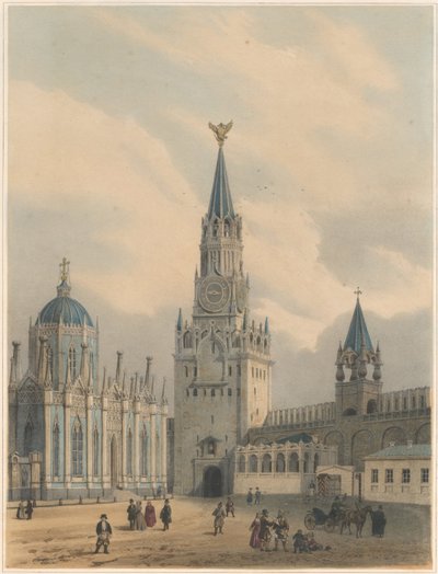La tour Spasskaya, les portes du Sauveur et l