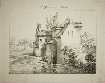 Vue près de Saint-Denis - Louis Jules Frederic Villeneuve