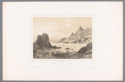 Vue de Kullaberg près du Kattegat - Louis Julien Jacottet