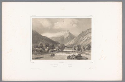 Vue sur le Gaustatoppen à Telemark - Louis Julien Jacottet