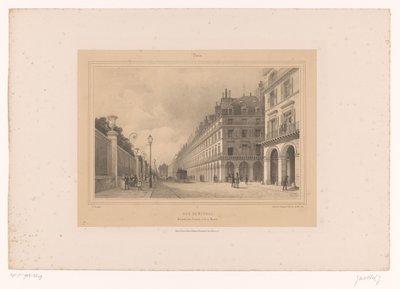 Vue sur la Rue de Rivoli - Louis Julien Jacottet