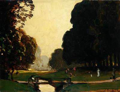La Petite Fulda dans le Parc Karlsaue, Kassel - Louis Kolitz
