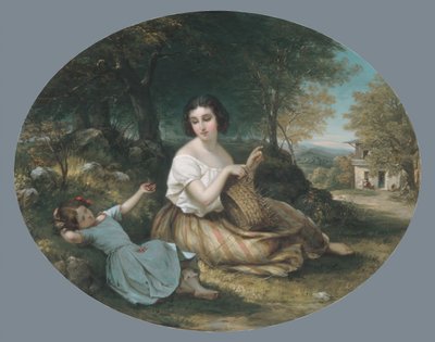 Le fabricant de paniers, 1853 - Louis Lang