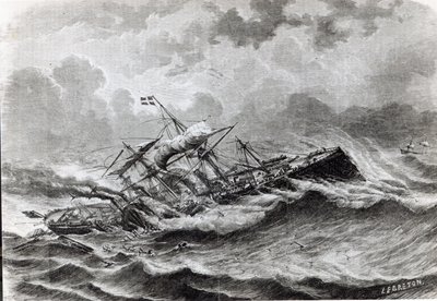 Le désastre du Great Eastern en septembre 1861 - Louis Le Breton