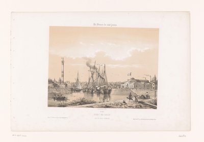 Zicht op Caen vanaf de Cours Caffarelli - Louis Le Breton