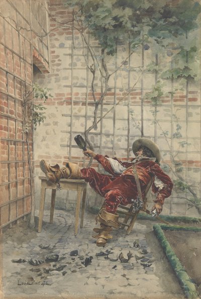 Dans ses verres - Louis Leloir