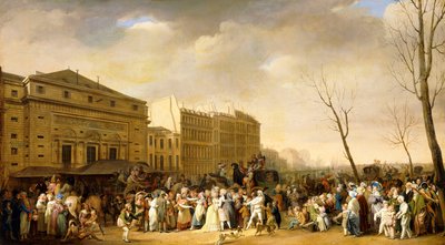 Un Carnaval sur le Boulevard du Crime - Louis Leopold Boilly