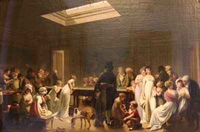 Partie de billard, 1807 - Louis Leopold Boilly