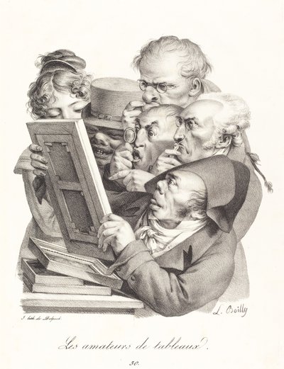 Les amateurs de tableaux - Louis Leopold Boilly