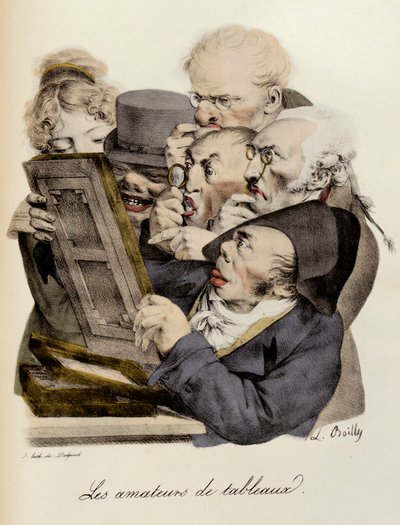 Les amateurs de peinture - Louis Leopold Boilly